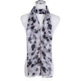 GREY Lightweight Cotton Feeling Scarf SCX1427-4