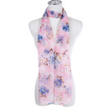 PINK Lightweight Cotton Feeling Scarf SCX1440-3