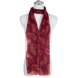 WINE Lightweight Cotton Feeling Scarf SCX1442-3