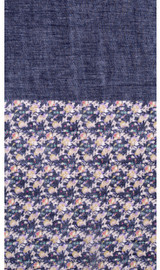 NAVY Lightweight Cotton Feeling Scarf SCX1447-2