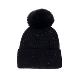 BLACK Adult Beanie HATM460-1