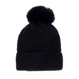 BLACK Adult Beanie HATM536-1