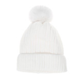 WHITE Adult Beanie HATM537-8