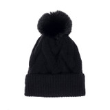 BLACK Adult Beanie HATM557-1