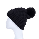 BLACK Adult Beanie HATM568-1