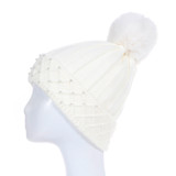 WHITE Adult Beanie HATM591-6