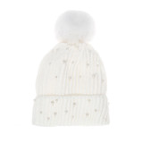 WHITE Adult Beanie HATM592-6