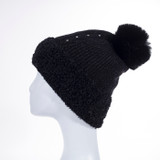 BLACK Adult Beanie HATM605-1