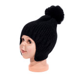 BLACK Kids Beanies HATMK058-1