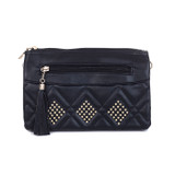 BLACK Crossbody Bag B6043-1