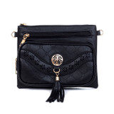 BLACK Crossbody Bag B6100-1