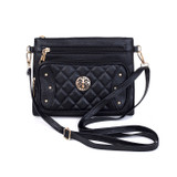 BLACK Crossbody Bag B6106-1