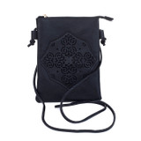 BLACK Crossbody Bag B6251-1