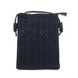 BLACK Crossbody Bag B6256-1