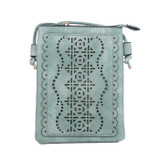 TEAL Crossbody Bag B6258-4