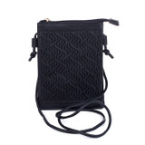 BLACK Crossbody Bag B6259-1