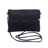 BLACK Crossbody Bag B6265-1