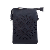 BLACK Crossbody Bag B6271-1