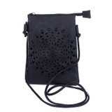BLACK Crossbody Bag B6271-1