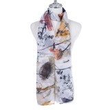 WHITE All Season Ladies Scarf Scarf SC1651-2