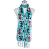 TEAL All Season Ladies Scarf Scarf SC1883-4