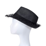 Wide Brim Straw Panama Beach Fedora Sun Hat Men Women Roll up Straw Cowboy Hat HAT941-6