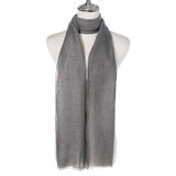 Plain Tie Tone Colour Light Weight Summer Scarf SCX1691-2