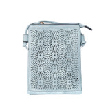 BLUE Crossbody Envelope-Style Bag B6431A-4