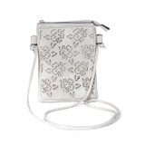 GREY Crossbody Envelope-Style Bag B6439A-4