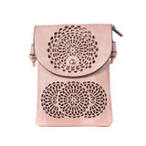 PINK Flap Crossbody Envelope-Style Bag B6440A-5