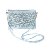 BLUE Crossbody Envelope-Style Bag B6446-4