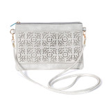 GREY Crossbody Envelope-Style Bag B6448-4