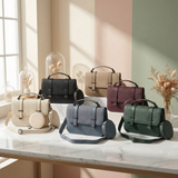 Wine Small Women's Modern Bags with Coin Purse B6470