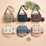 Dark Grey Small Women's Modern Bags with Coin Purse B6470