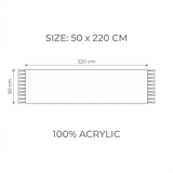 Premium Extra Long Soft Cozy Winter Wrap with Tassel Fringe-2702