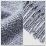 Premium Extra Long Soft Cozy Winter Wrap with Tassel Fringe-2702