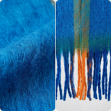 Women Winter Oversized Scarf Soft Warm Brushed Acrylic Long Tassel Blanket Scarf 38×200cm-2687