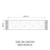 Women Classic Long Winter Scarf Plain Soft Warm Tassel Scarf Acrylic Shawl Wrap 200cm-2685