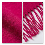 Women Classic Long Winter Scarf Plain Soft Warm Tassel Scarf Acrylic Shawl Wrap 200cm-2685