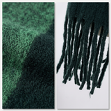 Women Warm Winter Scarf Soft Long Tassel Blanket Scarf 50×190cm Brushed Acrylic Shawl Wrap-2677