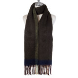 Women Winter Scarf Soft Warm Long Tassel Shawl Wrap Plaid Check Neck Scarf