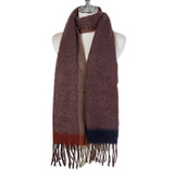 Women Winter Scarf Soft Warm Long Tassel Shawl Wrap Plaid Check Neck Scarf