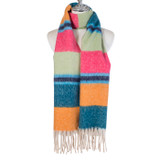 Women’s Soft Winter Scarf – Warm Oversized Tassel Shawl Wrap