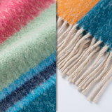 Women’s Soft Winter Scarf – Warm Oversized Tassel Shawl Wrap