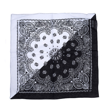 100% COTTON BANDANAS Paisley Square Head Scarf BPS010