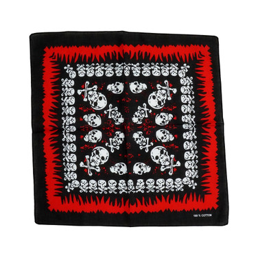 100% COTTON BANDANAS Paisley Square Head Scarf BPS047