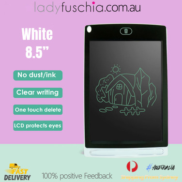 White LCD Writing Tablet 8.5" LCD Digital Drawing Pad01 White LCD Writing Tablet 8.5" LCD Digital Drawing Pad01
