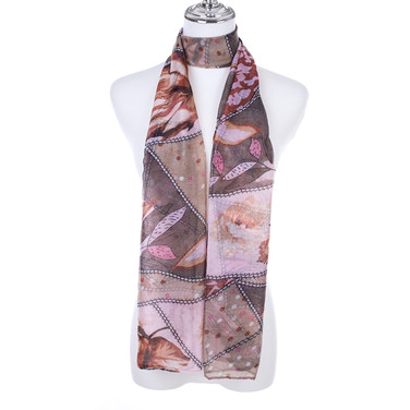 COFFEE Lady's Summer Light Weight Scarf SCX889-1