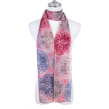 PINK Lady's Summer Light Weight Scarf SCX901-1
