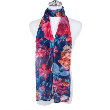 NAVY Lady's Summer Light Weight Scarf SCX902-1